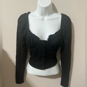 Free people long sleeve shirt